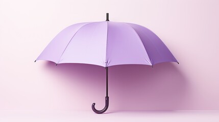 Chic side view of elegant umbrella, fashionable accessory with empty space for text placement