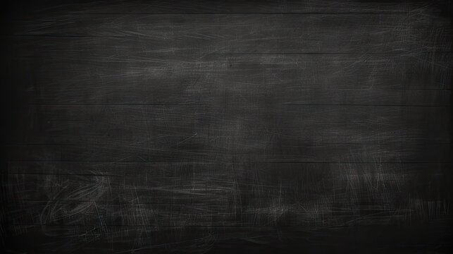 Authentic Blackboard Backdrop with Room for Artistic Text and Educational Graphics Design