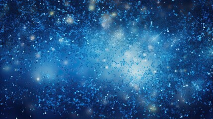 Fototapeta na wymiar Mesmerizing Blue Glitter Abstract Background with Sparkling Glitter Particles