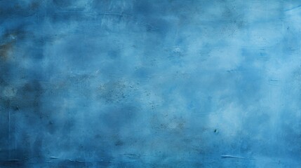 Tranquil Blue Wall with Textured Surface Against a Clean White Background