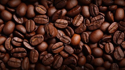 Obraz premium Aromatic Coffee Beans - Essential Ingredient for the Perfect Morning Brew