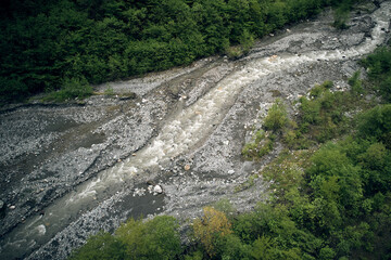Landscape in the mountains