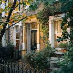 Fototapeta na wymiar London Terrace House 