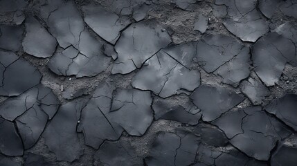 Urban Decay: Cracked Asphalt Texture on Weathered Wall Background Adds Grit to Street Art - obrazy, fototapety, plakaty