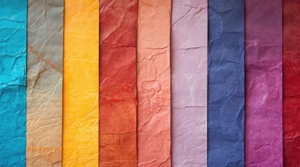 Vibrant Handmade Indian Paper in a Rainbow of Colors for Creative Backgrounds and Crafts