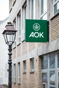 Aachen, 17. Februar 2024: Gesch&auml;ftsstelle der AOK im Stadtzentrum.