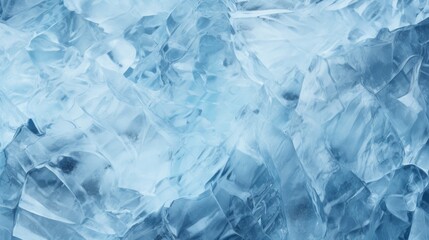 Obraz premium Crystal Clear Ice Texture Background with Frozen Abstract Patterns
