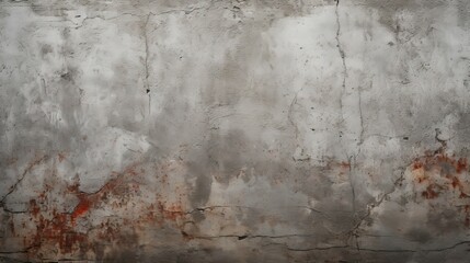 Dynamic Red and White Paint Splatter Abstract Design on Textured Concrete Wall