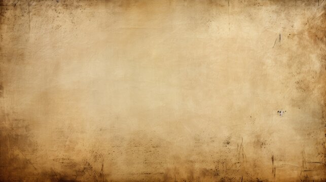 Vintage Grunge Old Paper Texture with Black Border for Creative Designs