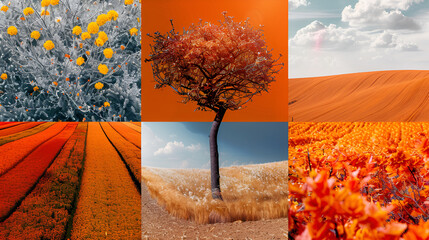 a collage of pictures of different seasons of the year