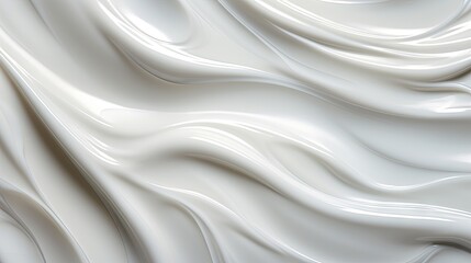 Soft White Silk Fabric Texture for Beauty Cream Lotion Skincare Product Presentation