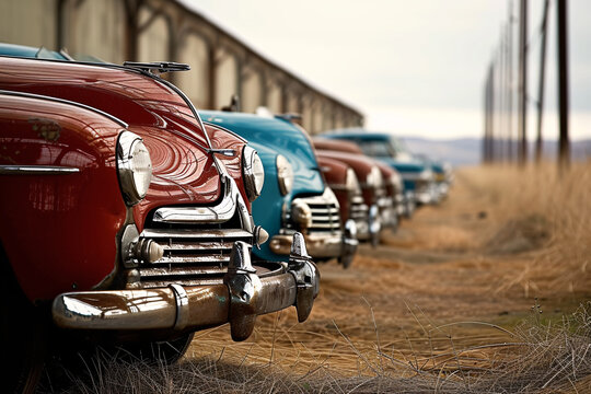 Fototapeta vintage cars 