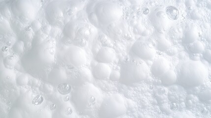 Abstract Close-Up of Moist White Wall Covered in Refreshing Water Droplets - Powered by Adobe