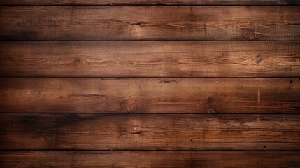 Obraz na płótnie Canvas Rustic Wooden Wall With Earthy Brown Stain Giving a Vintage Vibe
