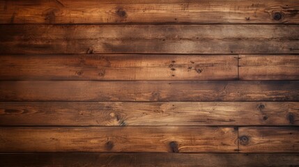 Rustic Wooden Wall Panel with Warm Brown Stain, Textured Interior Design Element