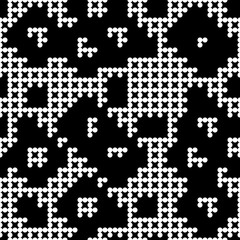 Seamless pattern. Dots motif. Simple shapes wallpaper. Circles ornament. Geometrical backdrop. Figures background. Digital paper, web designing, textile print. Vector.