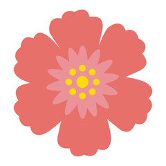 Colored flower icon Vector