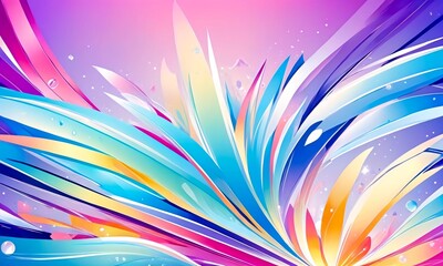 abstract background multicolor, 3d render abstract, colorful abstract illustration, background wallpaper PC
