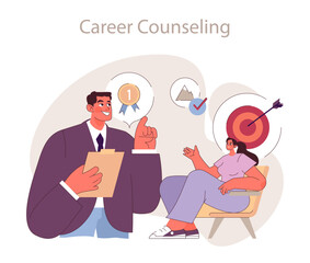 Career counseling concept.