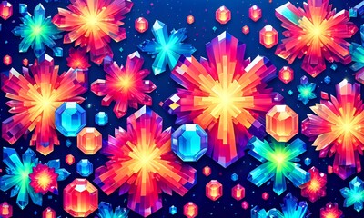abstract background multicolor, 3d render abstract, colorful abstract illustration, background wallpaper PC 