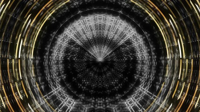 Gold Rectangle Circle Motion Background