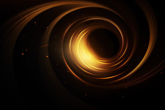 abstract gold swirl background