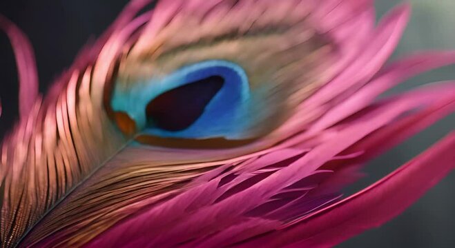 beautiful close up view of colorful bird feathers background
