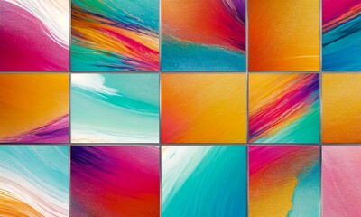 Obraz premium abstract background multicolor, 3d render abstract, colorful abstract illustration, background wallpaper PC 