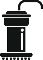 Garden water tap icon simple vector. Tree trimming. Garden service foliage