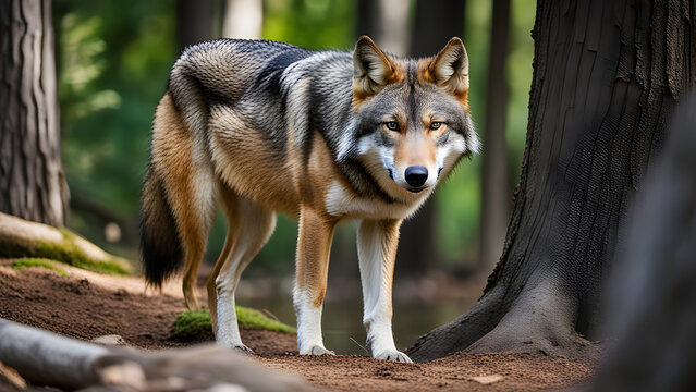 Full Photo of Coywolf Generative AI.