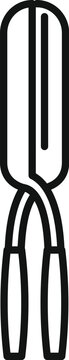 recommend clip art: Long blade pruner icon outline vector. Work trim. Branch lawn service