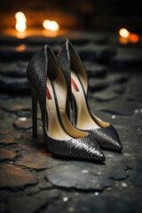 Photo a pair of elegance high heels