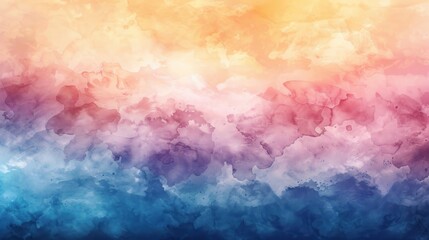 Soothing abstract watercolor gradient calming rhythms theme high resolution - obrazy, fototapety, plakaty