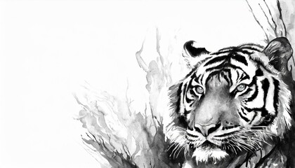 head of a tiger background