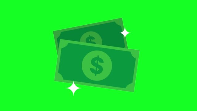 Animation of dollar bills falling on green screen or chroma key, stock video
Currency, Falling, Pennies from Heaven, Green Screen, Paper Currency