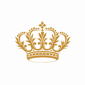 Crown in cartoon, doodle style. Image for t-shirt, web, mobile apps and ui. Isolated 2d vector illustration in logo, icon, sketch style, Eps 10. AI Generative