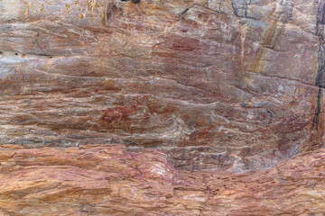 pinturas rupestres no distrito de Cocais, na cidade de Barão de Cocais, Estado de Minas Gerais, Brasil