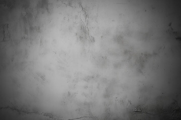 Gray grunge background with scratches dirty grey cement textured wall. Vintage wide long backdrop for design web banner - obrazy, fototapety, plakaty