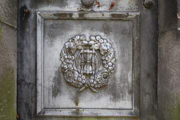 corroded and weathered wrought metal texture