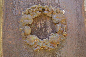 old rusty rough metal texture