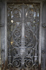 corroded and weathered wrought metal texture