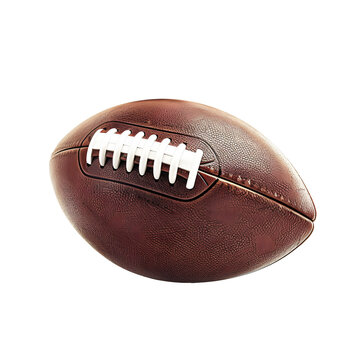 Close Up of American Football