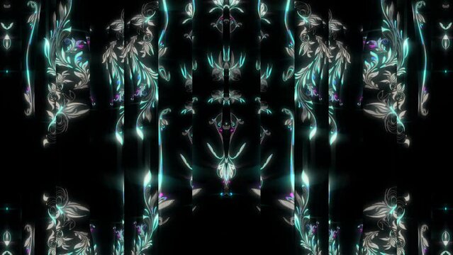 Vintage Psy Wave Decor Motion Background