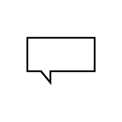 Speech bubble icon