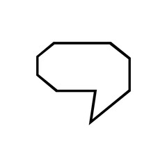 Fototapeta premium Speech bubble icon
