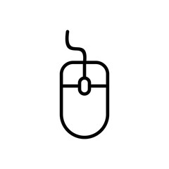 Mouse icon vector. click icon vector. pointer icon vector.