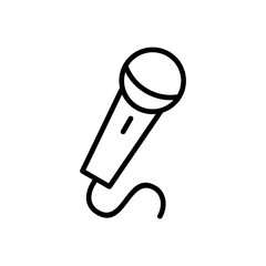 microphone icon vector. karaoke icon vector