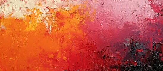 An abstract oil painted texture on canvas showcasing a stunning display of abstract artistry with...