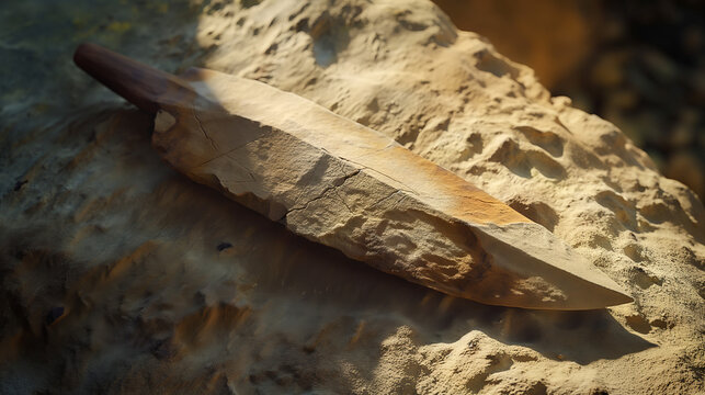 Oldowan Stone Tool - caveman - chipped stone - Primitive tool - Evolution - Theory of evolution - Primitive man