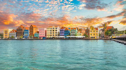 Waterfront in Willemstad, Curacao